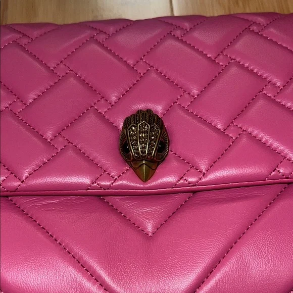 Kurt Geiger Leather Long Kensington Shoulder Crossbody Bag - Picture 2 of 11